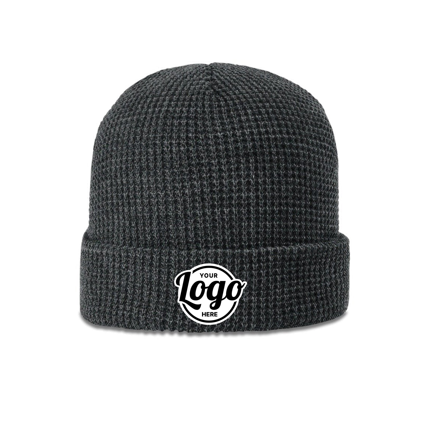 Custom Patch Richardson 146 Waffle Knit Beanie with Cuff – Star