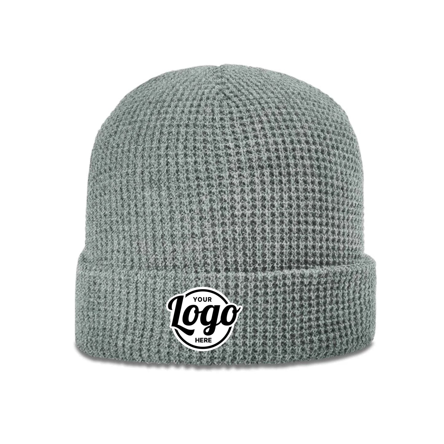 Richardson Beanie Custom Logo Package Deal - Style 146 Waffle Knit Beanie