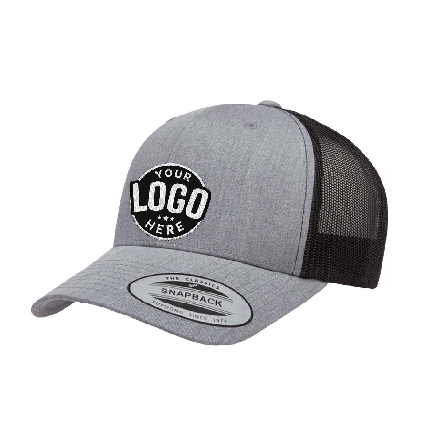 Custom Embroidered Yupoong 6606T Retro Trucker Hat, Mesh Back, 2-Tone Colors, YP Classics