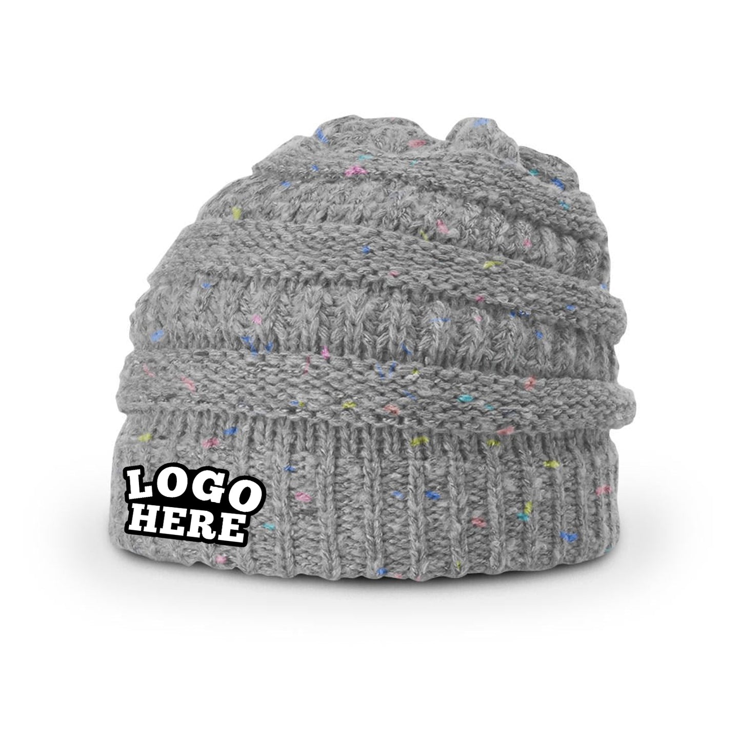 Custom Patch Richardson 157 Speckled Knit Beanie