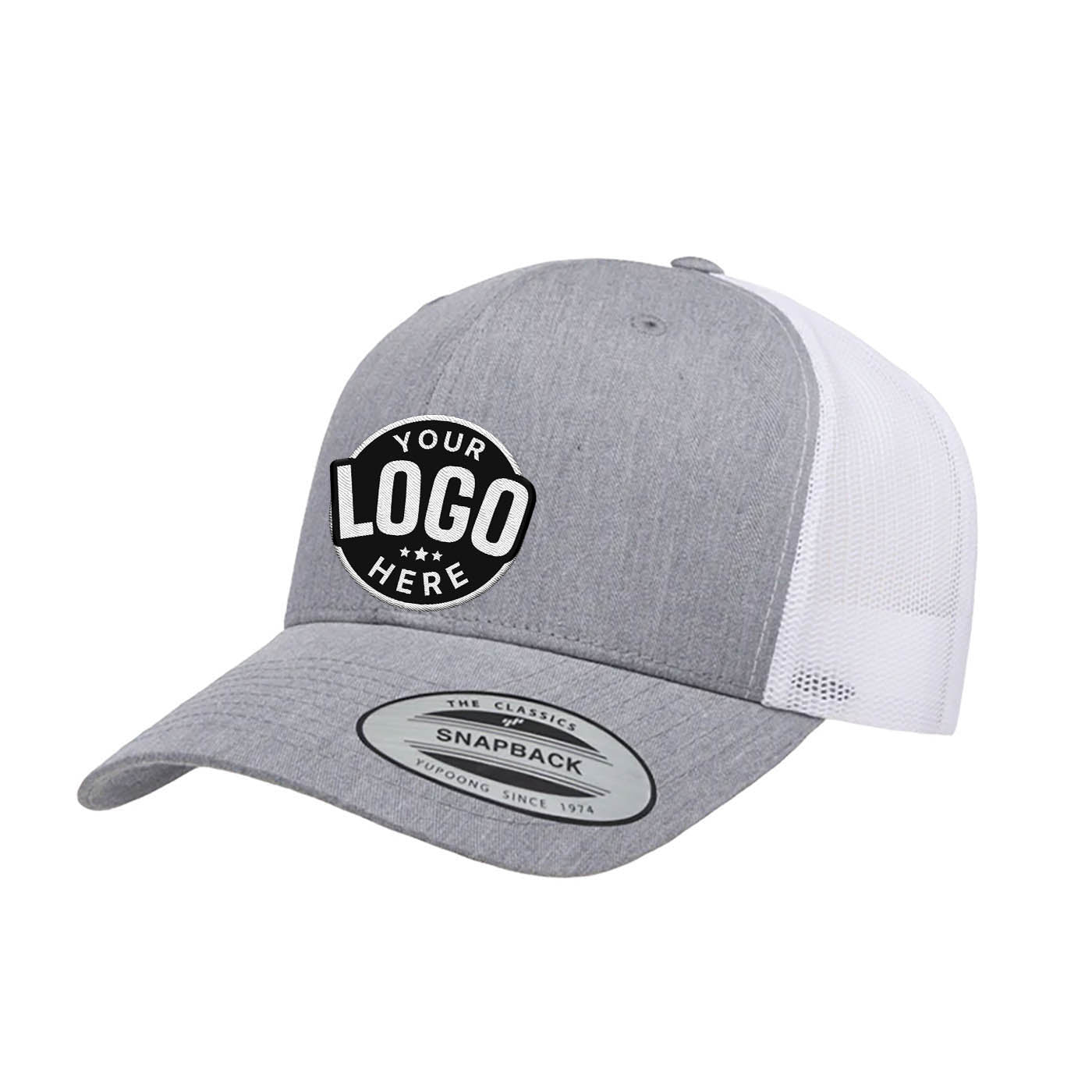 Custom Embroidered Yupoong 6606T Retro Trucker Hat, Mesh Back, 2-Tone Colors, YP Classics