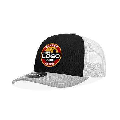 Custom Patch Decky 6031 - 6 Panel Mid Profile Structured Contra-Stitch Trucker Hat