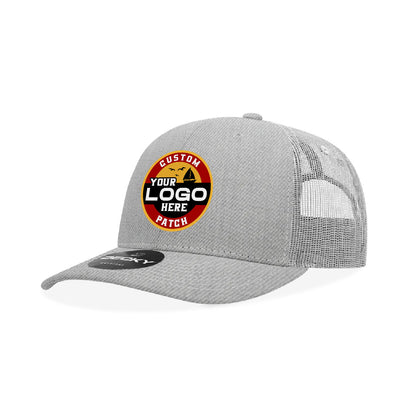 Custom Patch Decky 6031 - 6 Panel Mid Profile Structured Contra-Stitch Trucker Hat