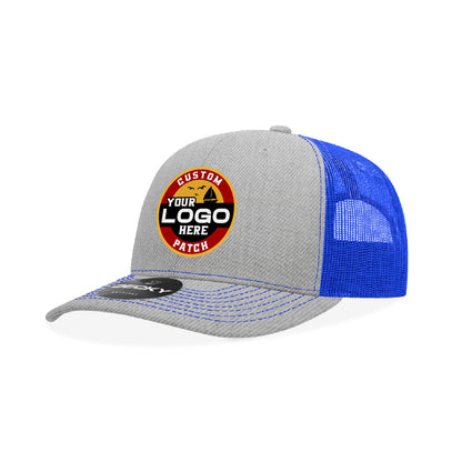 Custom Patch Decky 6031 - 6 Panel Mid Profile Structured Contra-Stitch Trucker Hat