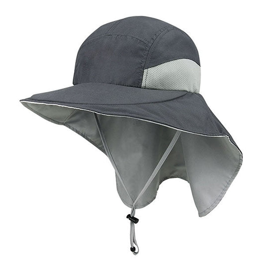 Juniper J7213C Microfiber Wide Brim Flap Cap
