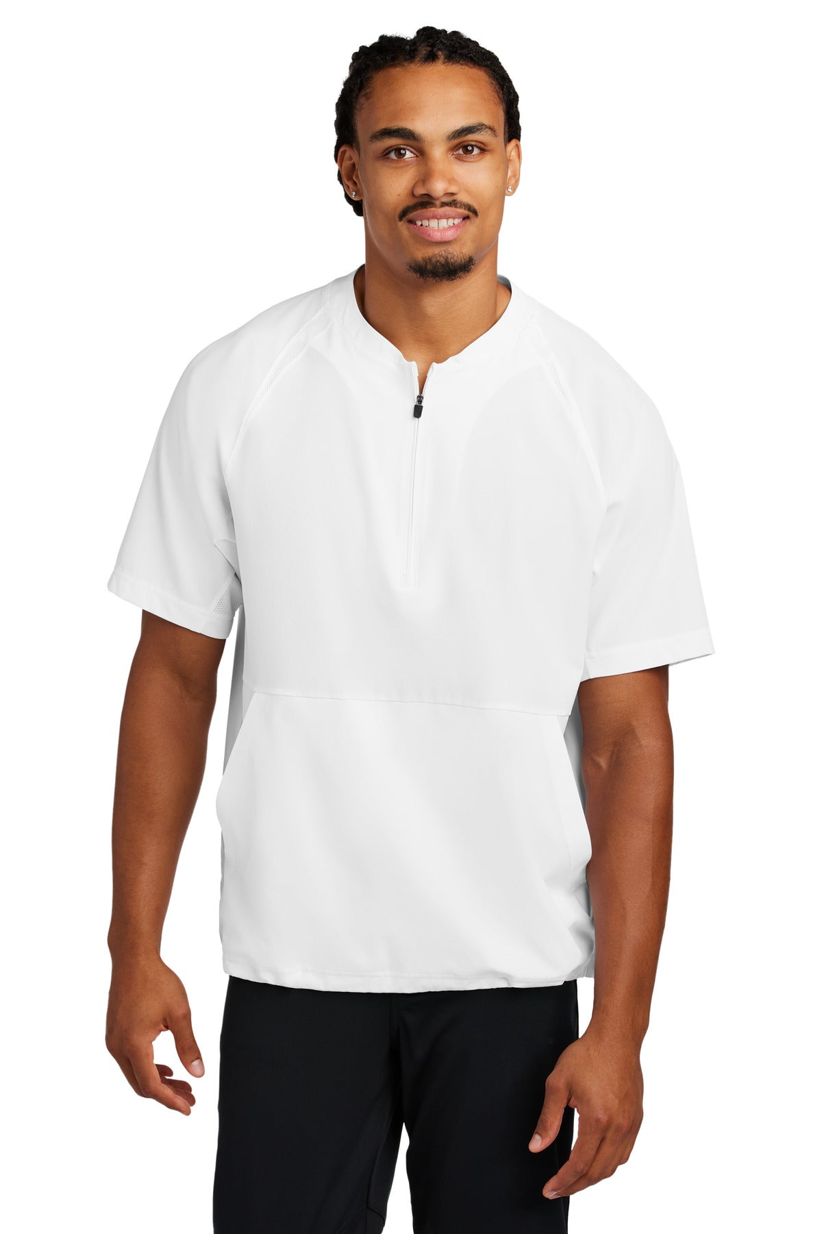 Sport-Tek JST489 Repeat 1/2-Zip Short Sleeve Jacket