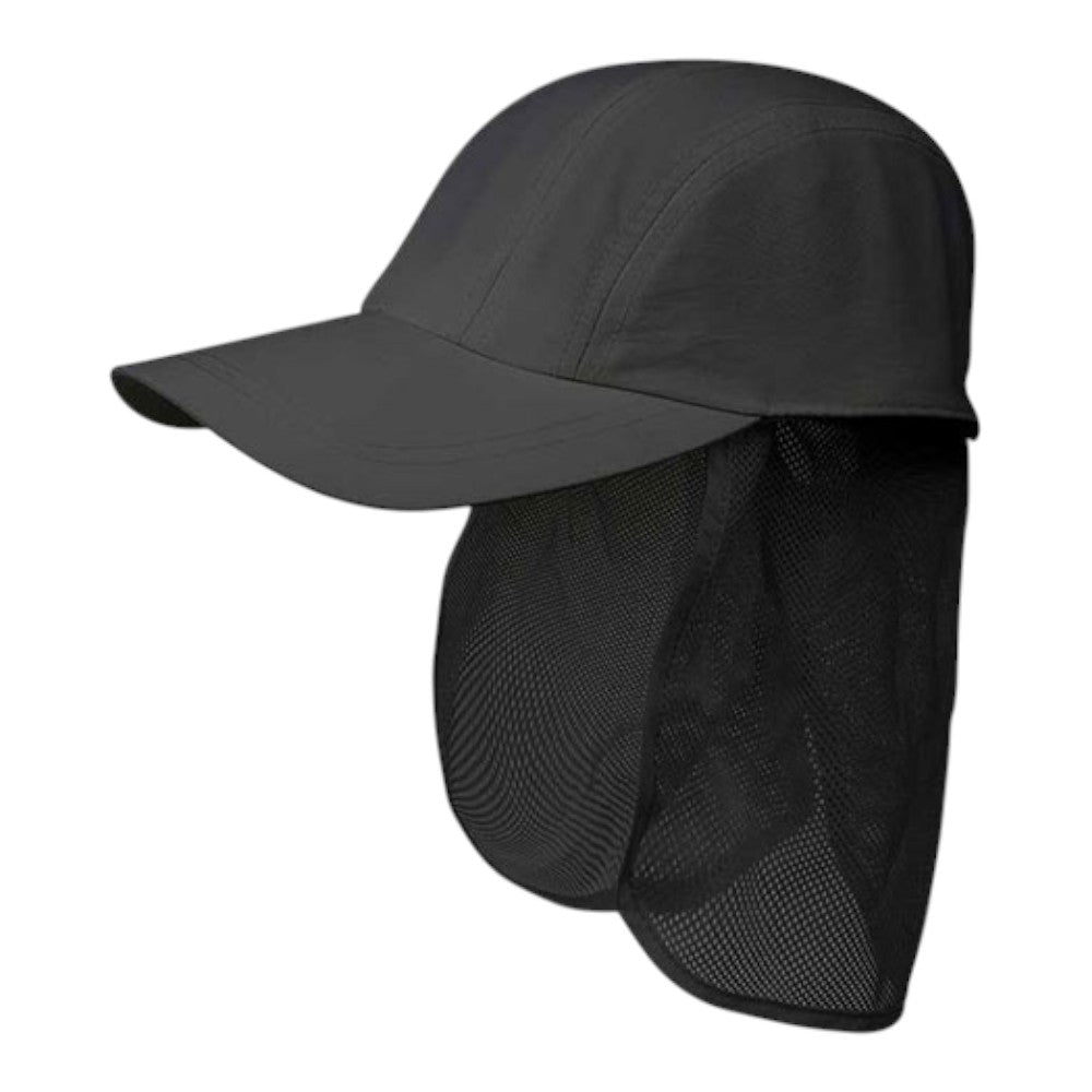 Juniper J7216 Taslon UV 5 Panel Cap with Mesh Tuck Away Flap