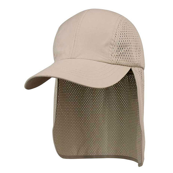 Juniper J7692 Microfiber Cap with Mesh Flap