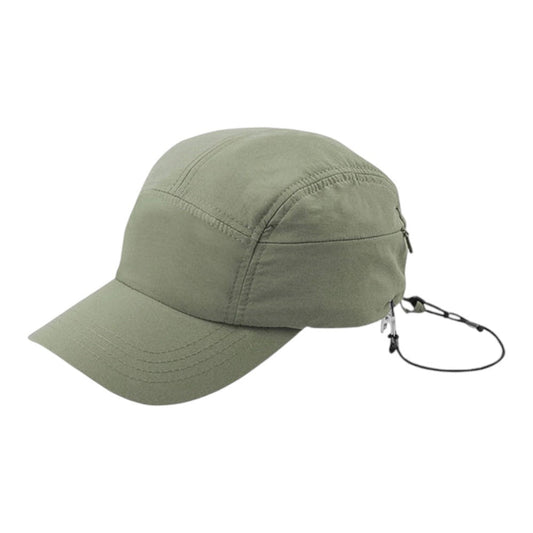 Juniper J7218 Outdoor Taslon Cap with Zipper Pocket