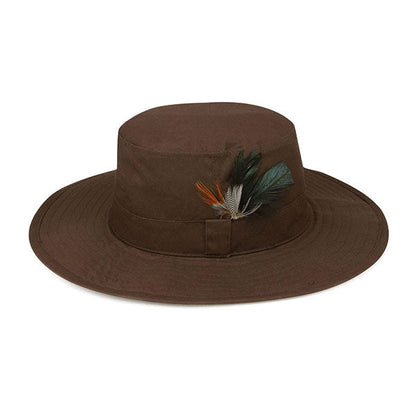 Juniper J9705 Waxed Cotton Canvas Men's Western Hat