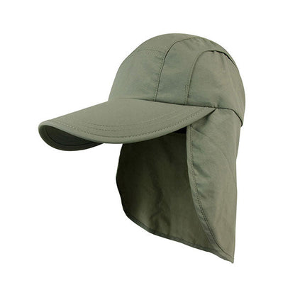 Juniper J7220 Taslon UV Cap with Flap & Draw String