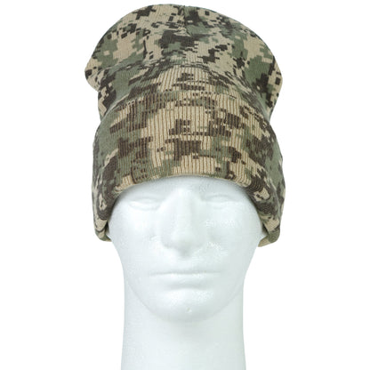 Nissun Digital Pixel Camo Knit Cap - KNIT.D