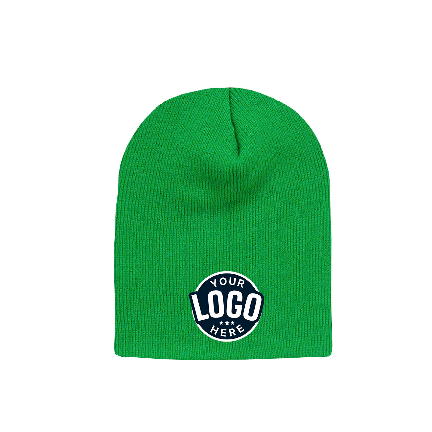 Custom Embroidered Decky 614 - Acrylic Short Beanie, Knit Cap - 614