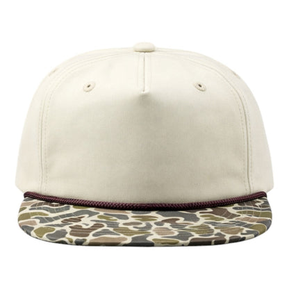 Blank Rope Hats Camo 5-Panel Snapback