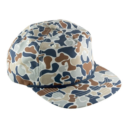 Blank Rope Hats Camo 5-Panel Snapback