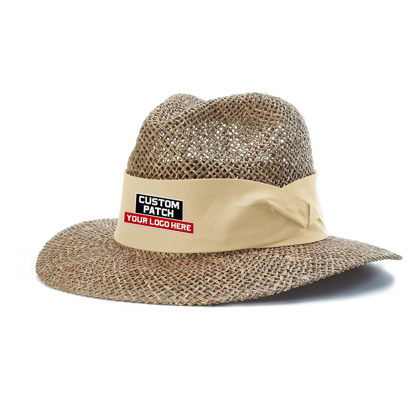 Custom Patch Richardson 822 Straw Safari Hat