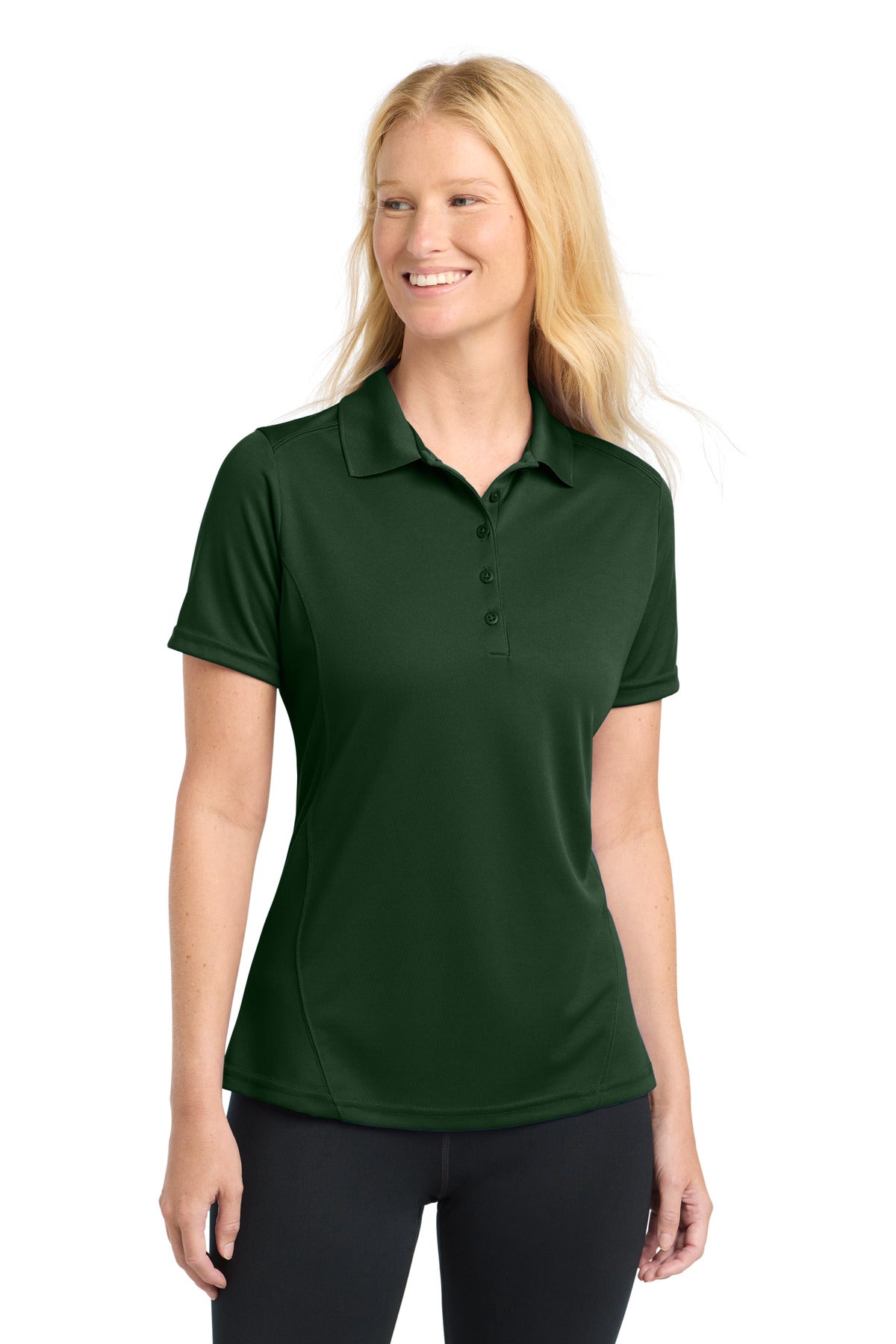 Sport-Tek L475 Women's Dry Zone   Raglan Accent Polo