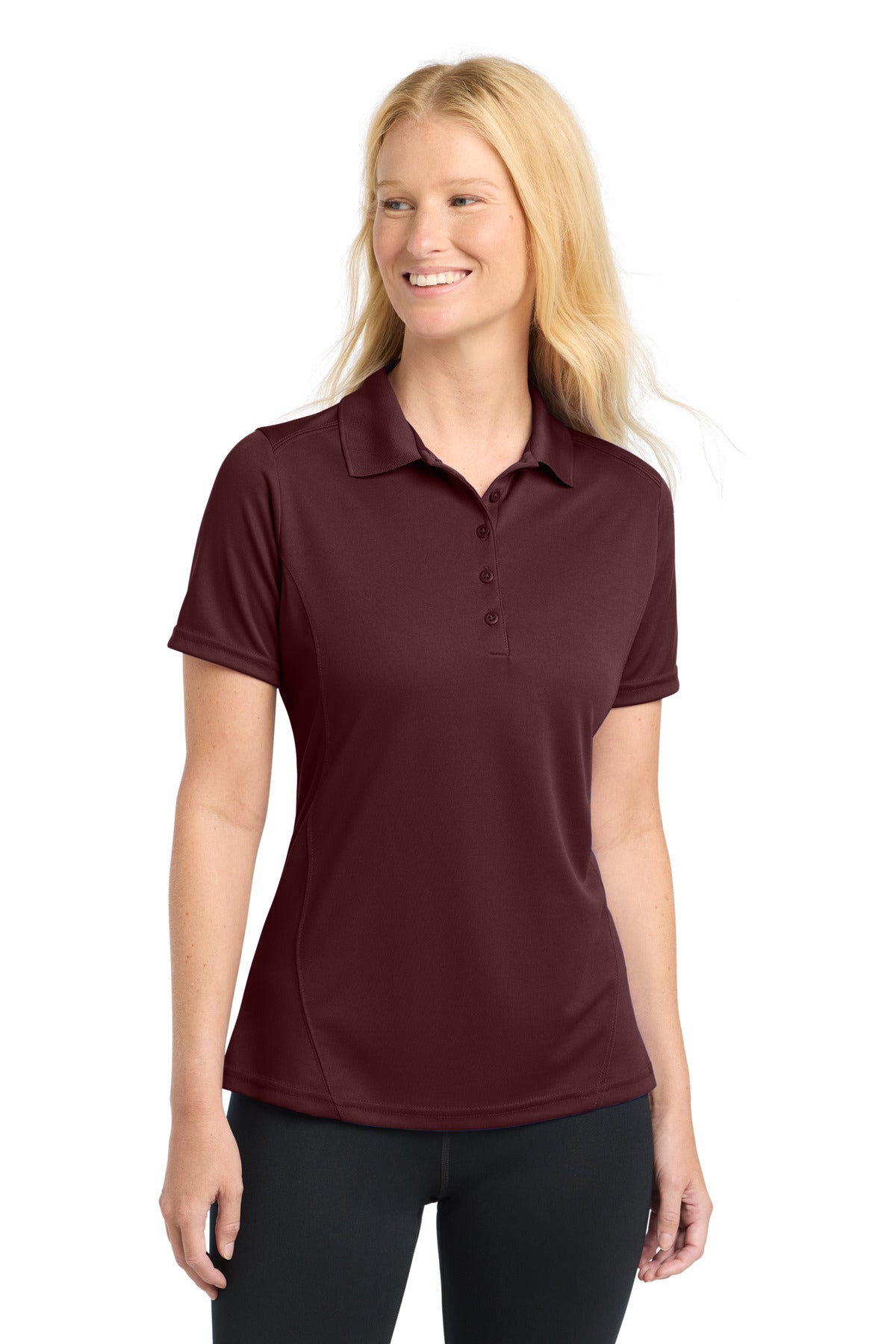 Sport-Tek L475 Women's Dry Zone   Raglan Accent Polo