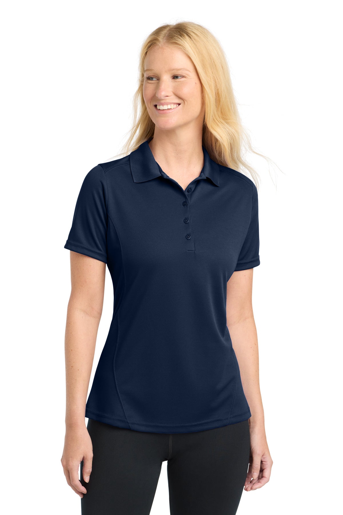Sport-Tek L475 Women's Dry Zone   Raglan Accent Polo