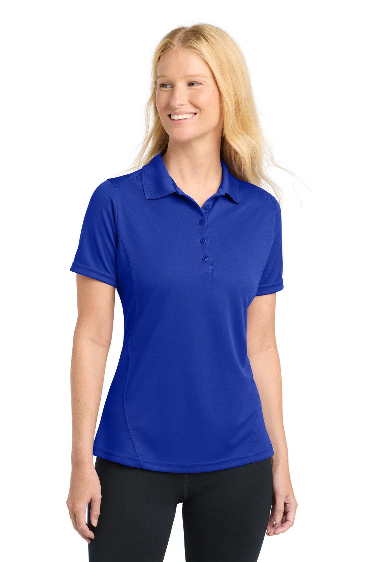 Sport-Tek L475 Women's Dry Zone   Raglan Accent Polo