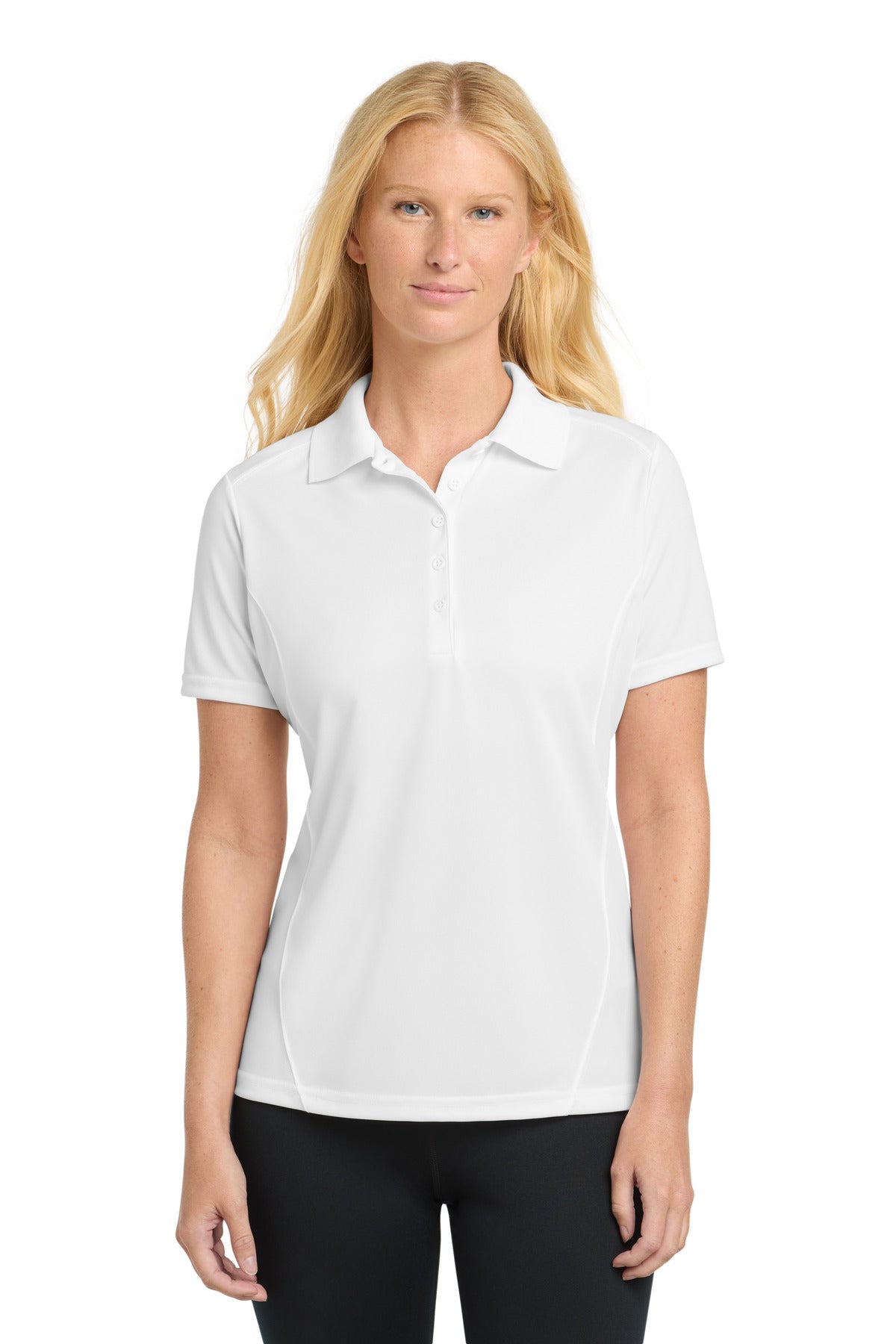 Sport-Tek L475 Women's Dry Zone   Raglan Accent Polo