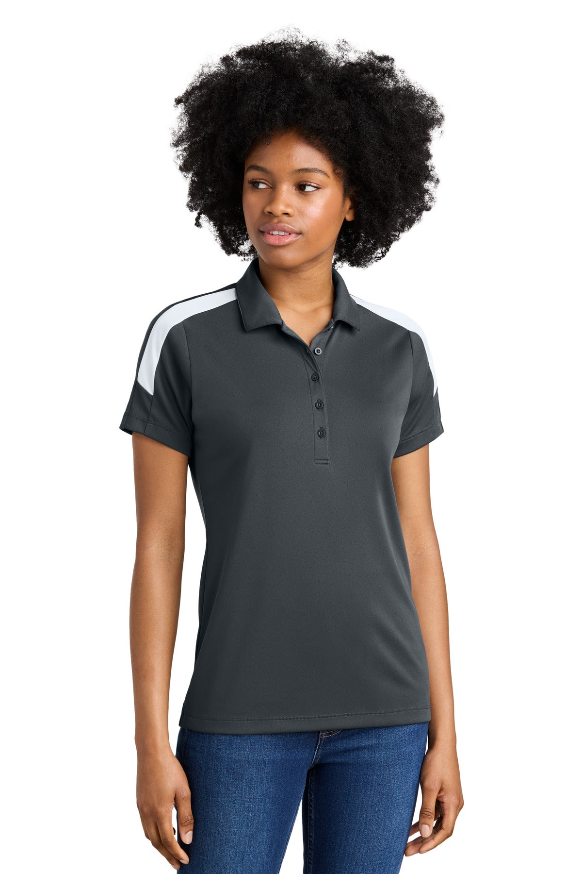 Sport-Tek LST104 Women's Competitor ™  United Polo