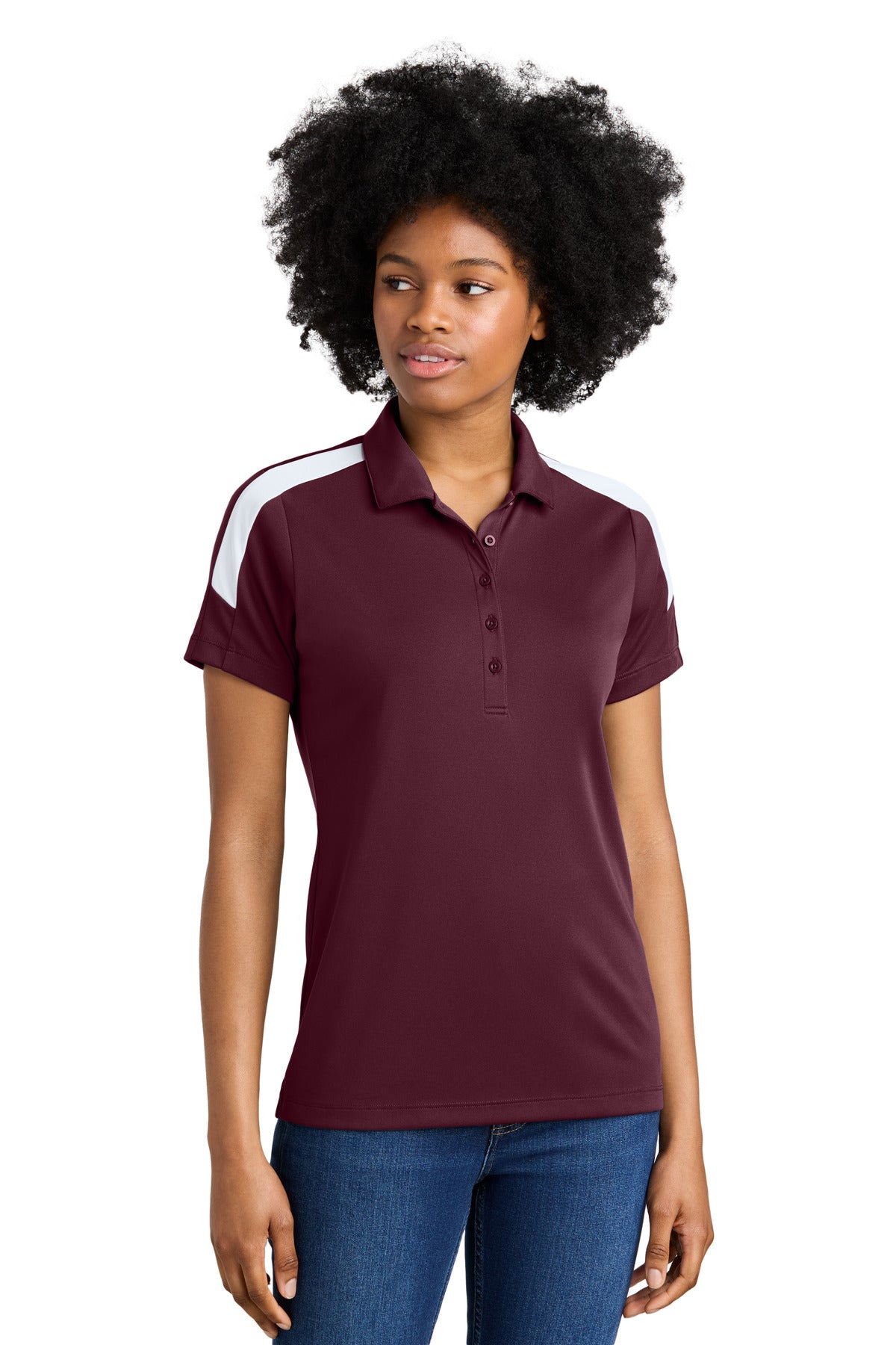 Sport-Tek LST104 Women's Competitor ™  United Polo