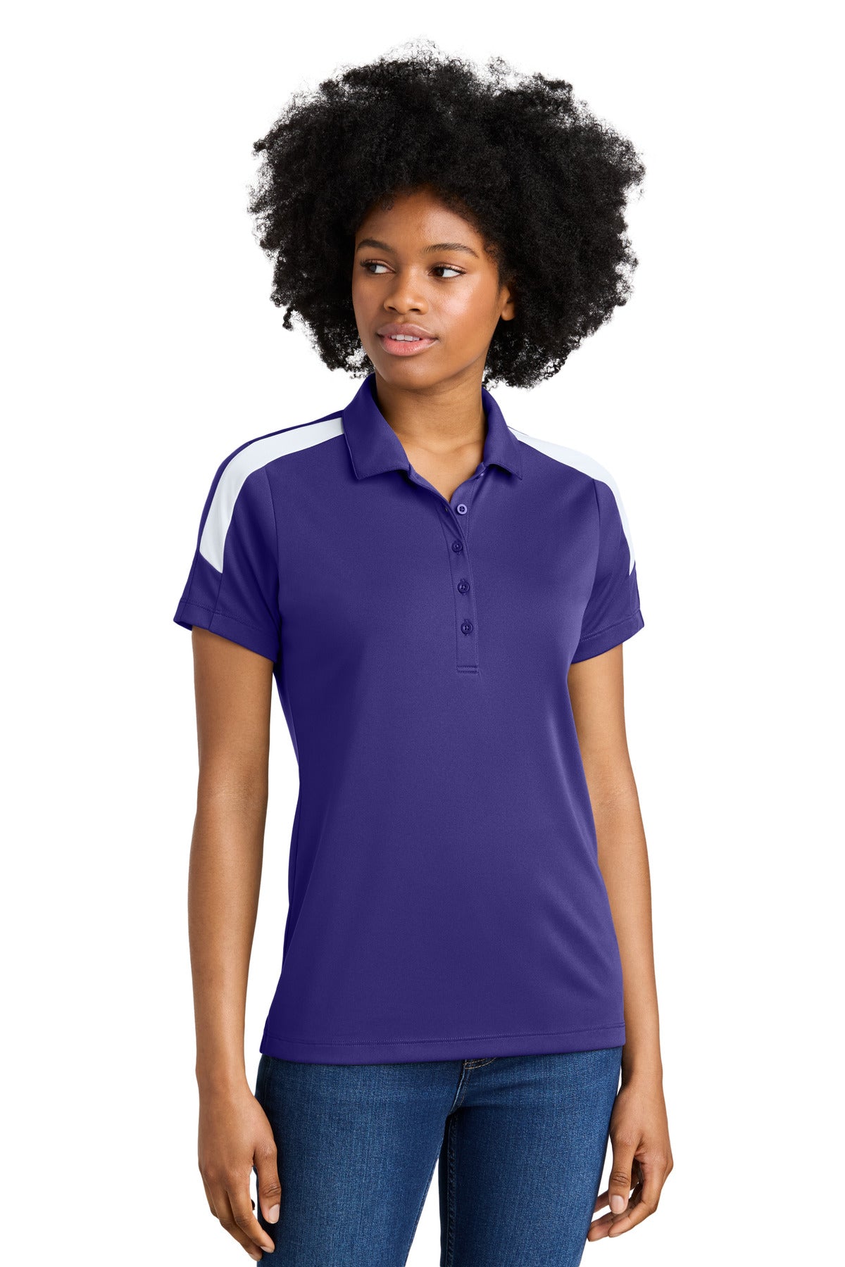 Sport-Tek LST104 Women's Competitor ™  United Polo