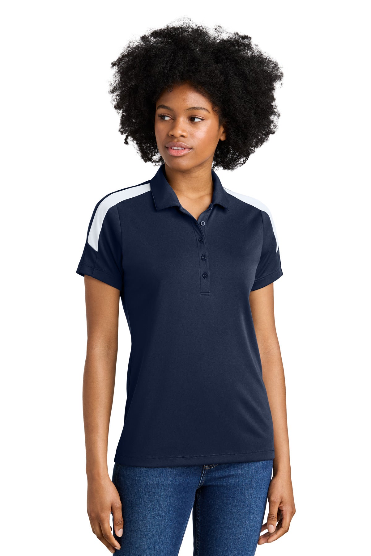 Sport-Tek LST104 Women's Competitor ™  United Polo