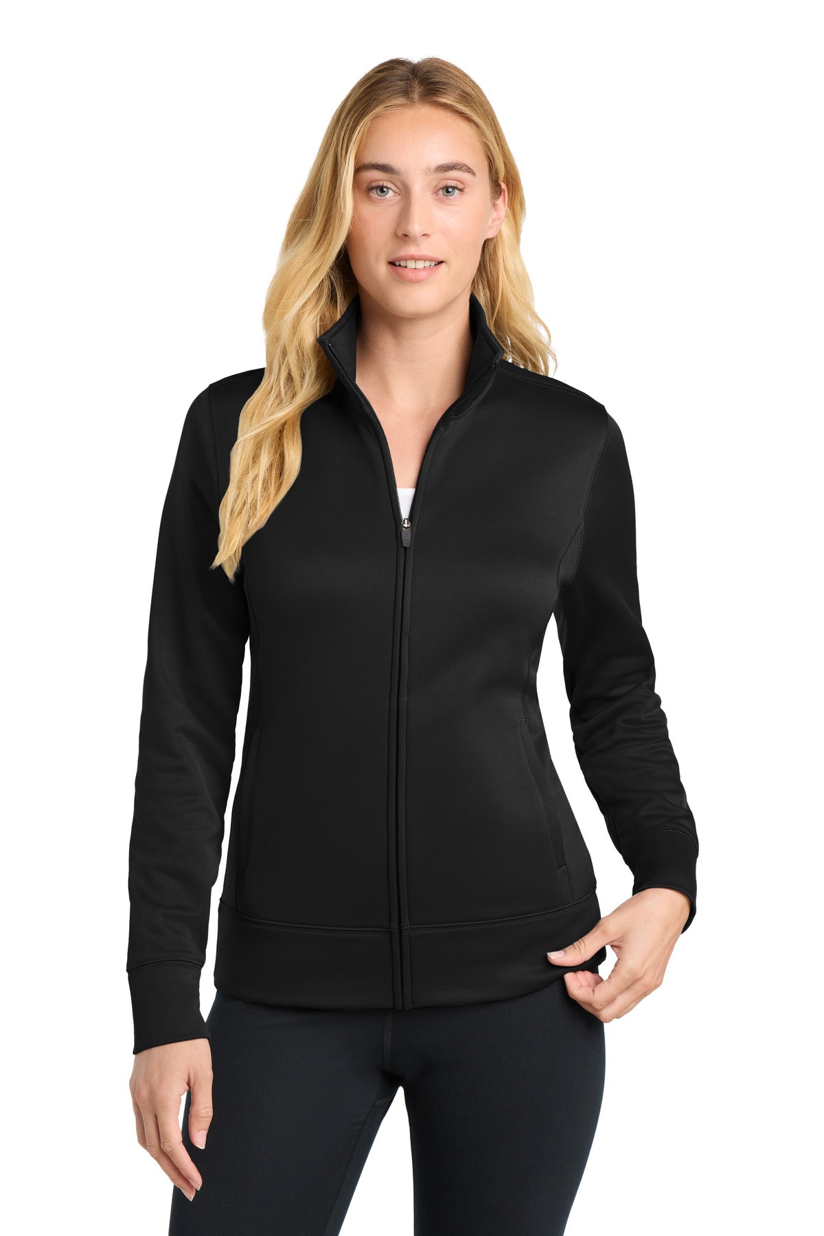 Sport-Tek LST241 Women's Sport-Wick   Fleece Full-Zip Jacket
