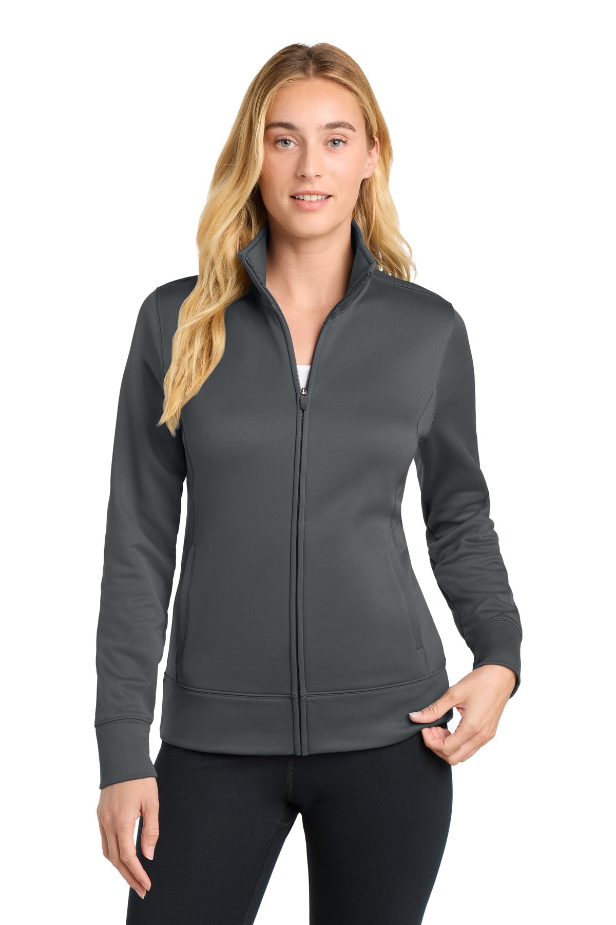 Sport-Tek LST241 Women's Sport-Wick   Fleece Full-Zip Jacket