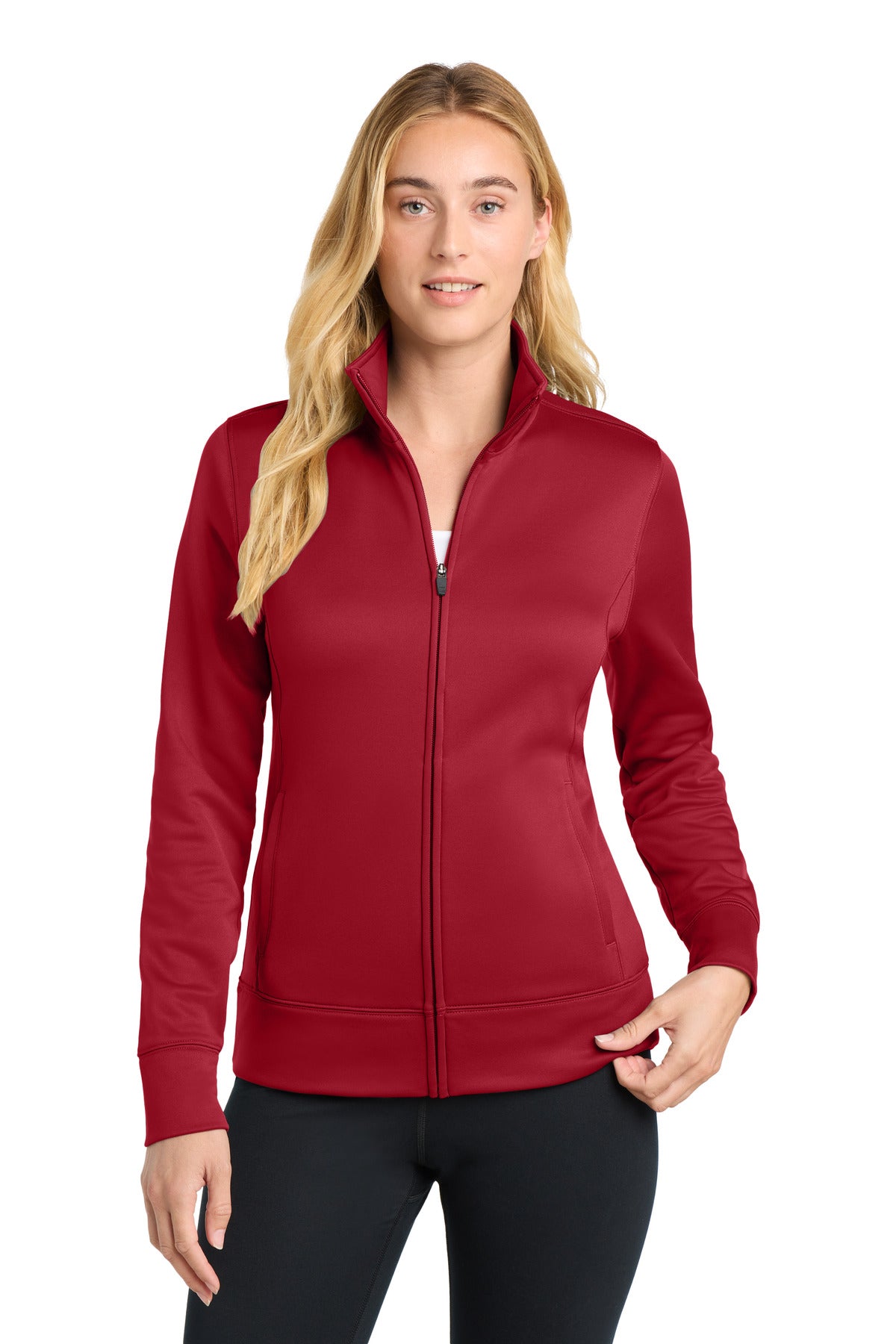 Sport-Tek LST241 Women's Sport-Wick   Fleece Full-Zip Jacket