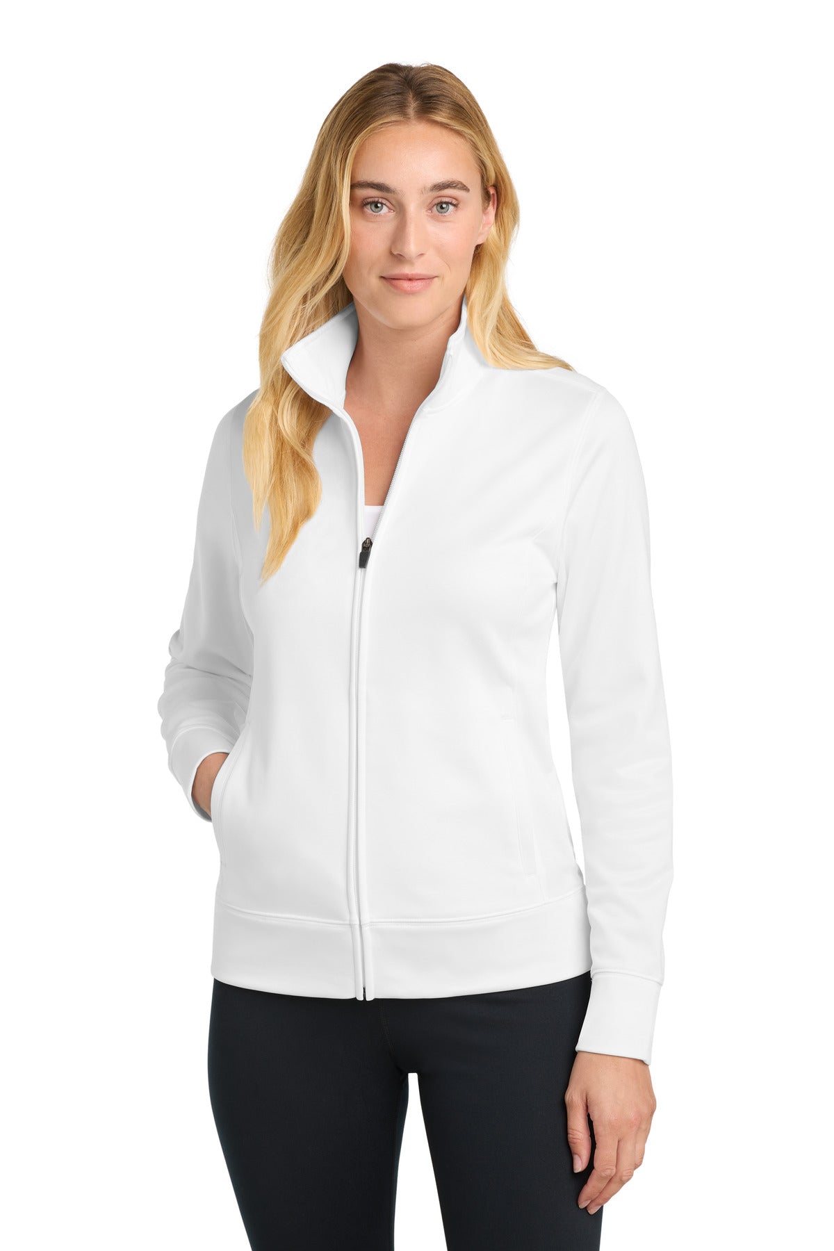 Sport-Tek LST241 Women's Sport-Wick   Fleece Full-Zip Jacket