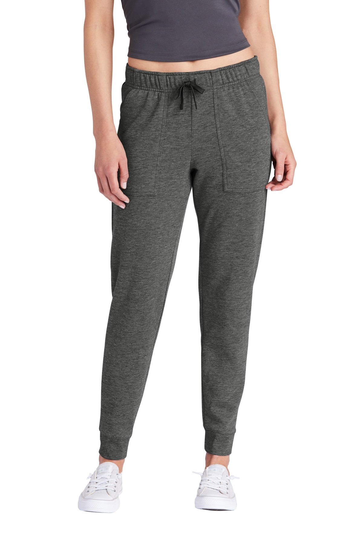 Sport-Tek LST299 Women's PosiCharge    Tri-Blend Wicking Fleece Jogger