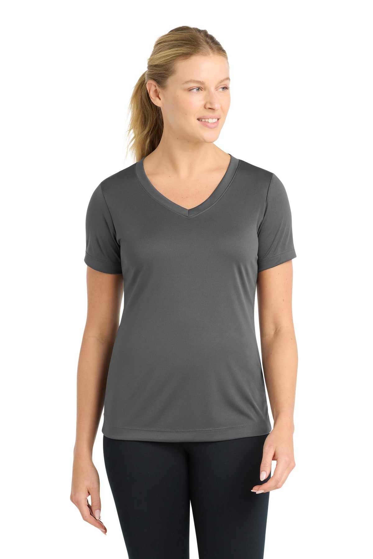 Sport-Tek LST353 Women's PosiCharge   Competitor™ V-Neck Tee