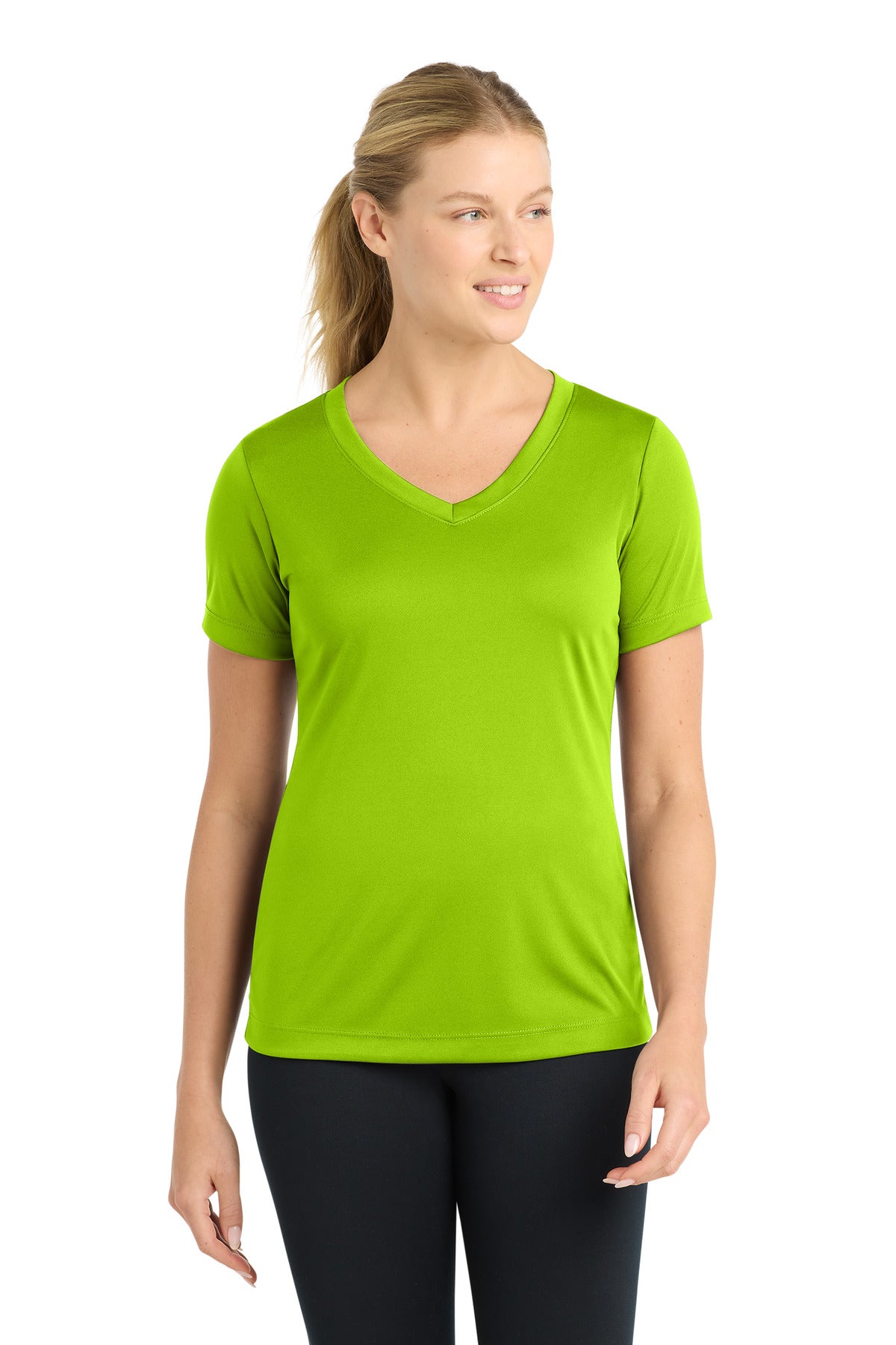 Sport-Tek LST353 Women's PosiCharge   Competitor™ V-Neck Tee