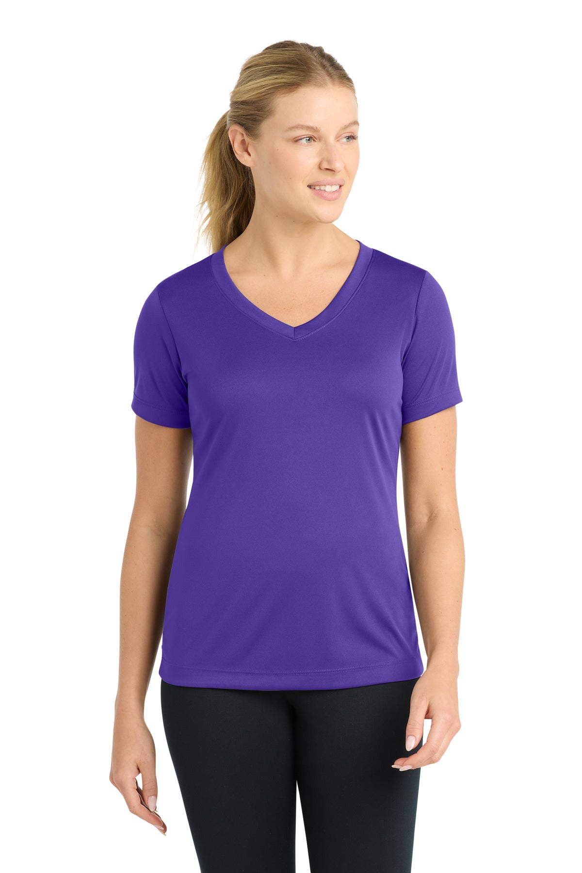 Sport-Tek LST353 Women's PosiCharge   Competitor™ V-Neck Tee