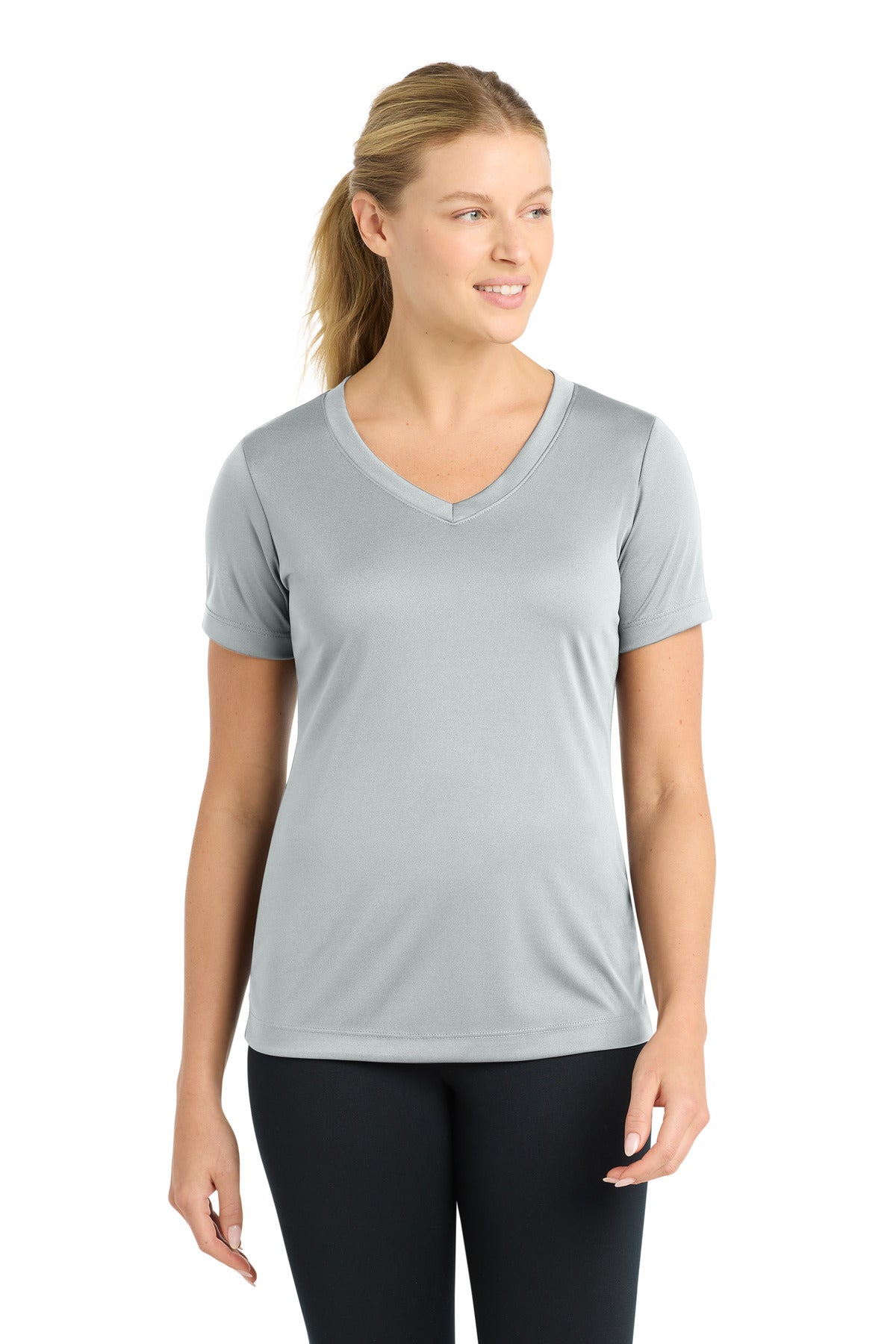 Sport-Tek LST353 Women's PosiCharge   Competitor™ V-Neck Tee