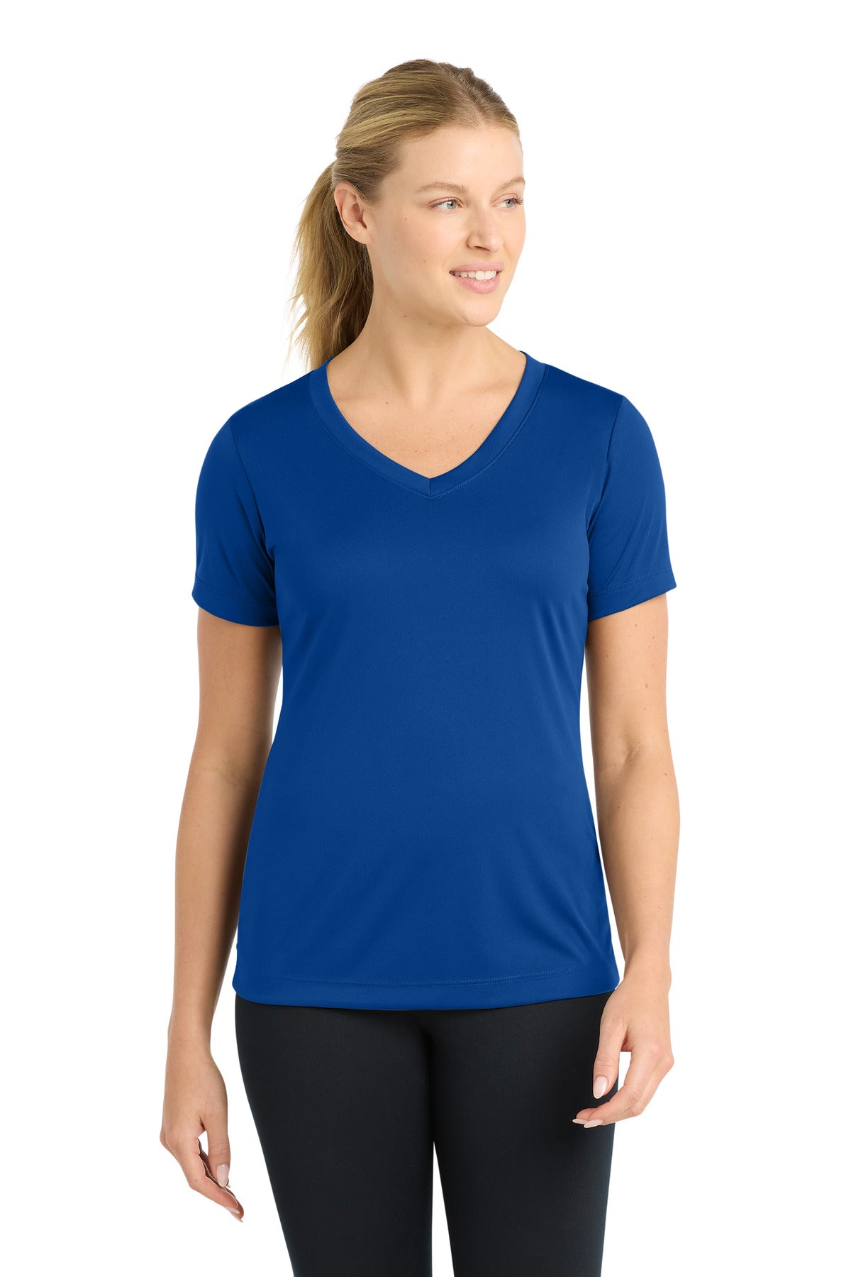 Sport-Tek LST353 Women's PosiCharge   Competitor™ V-Neck Tee