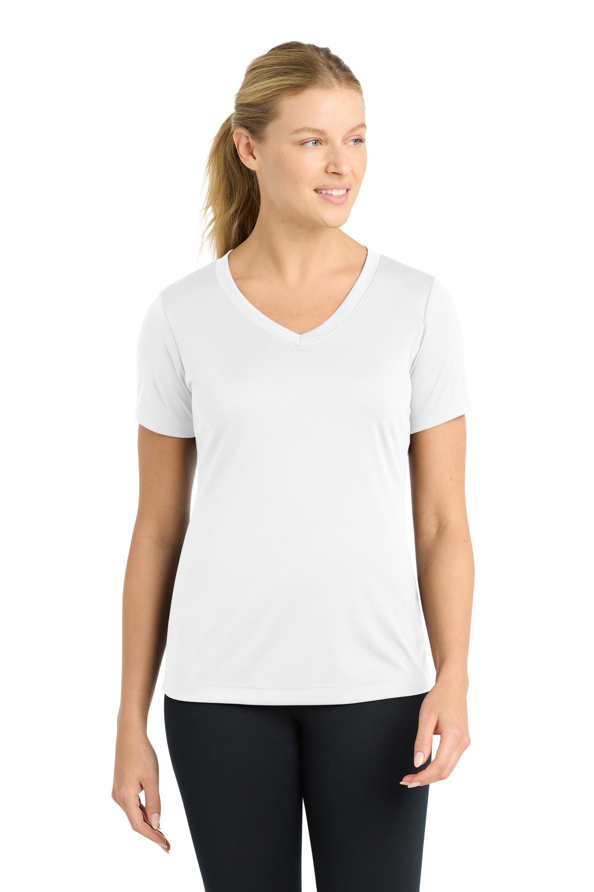 Sport-Tek LST353 Women's PosiCharge   Competitor™ V-Neck Tee