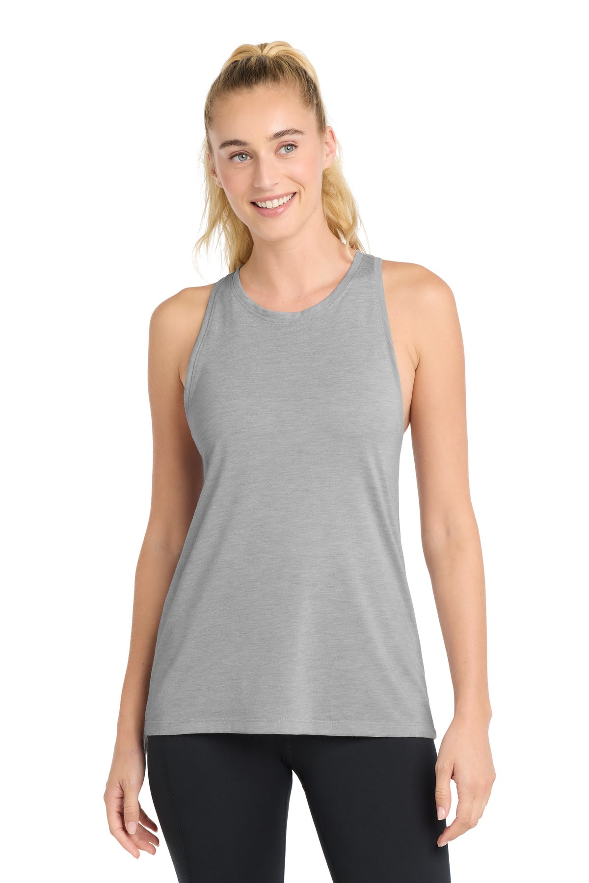 Sport-Tek LST402 Women's PosiCharge    Tri-Blend Wicking Tank