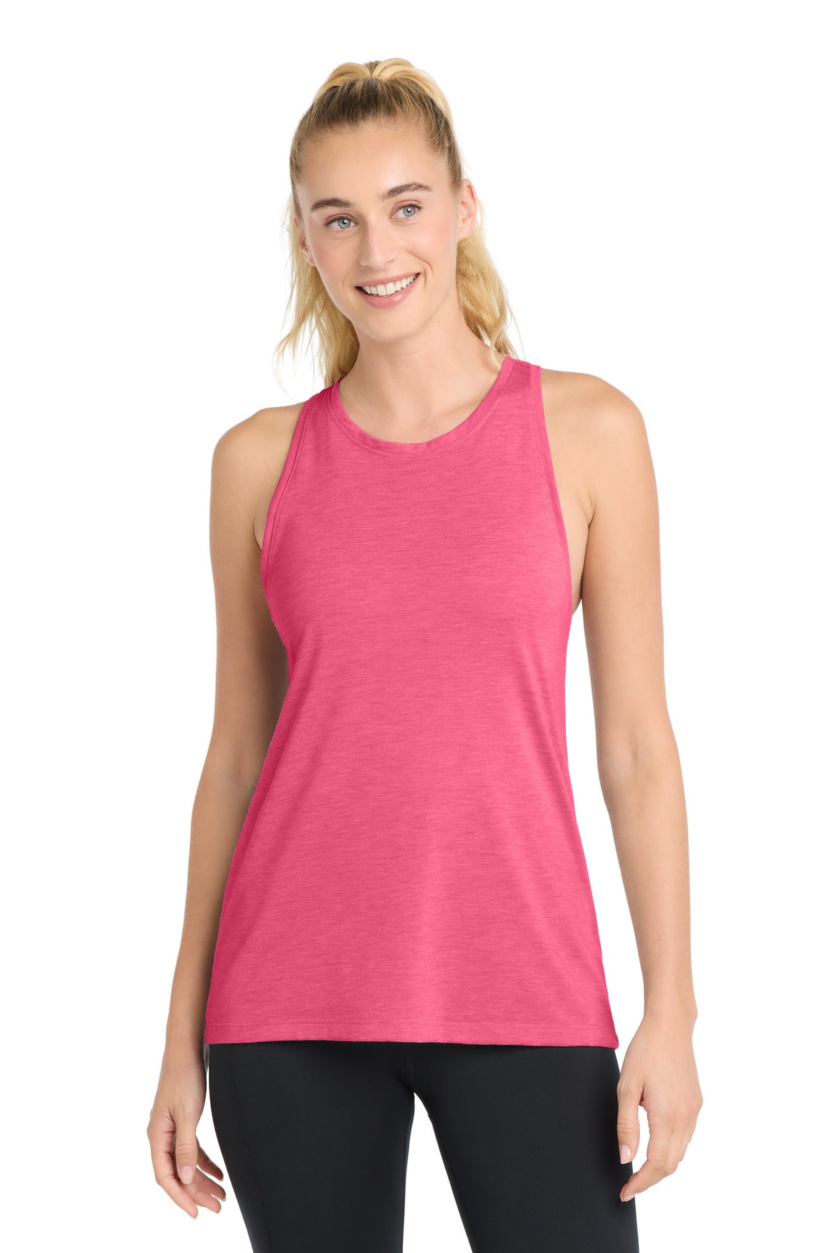 Sport-Tek LST402 Women's PosiCharge    Tri-Blend Wicking Tank