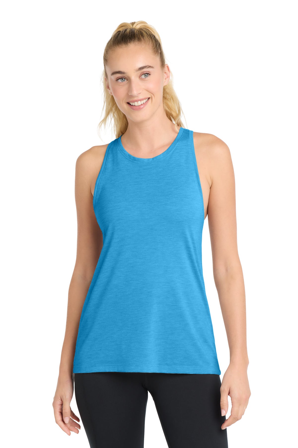 Sport-Tek LST402 Women's PosiCharge    Tri-Blend Wicking Tank