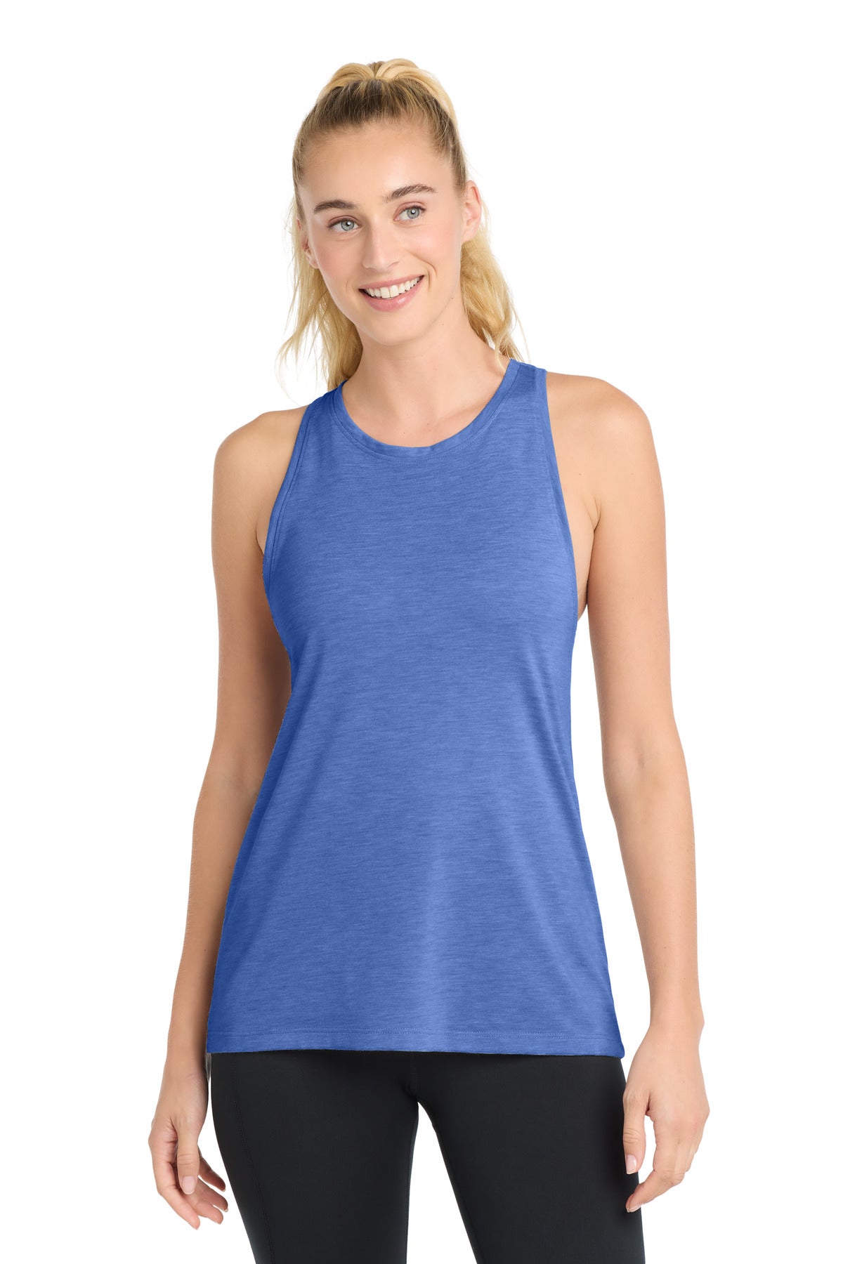 Sport-Tek LST402 Women's PosiCharge    Tri-Blend Wicking Tank
