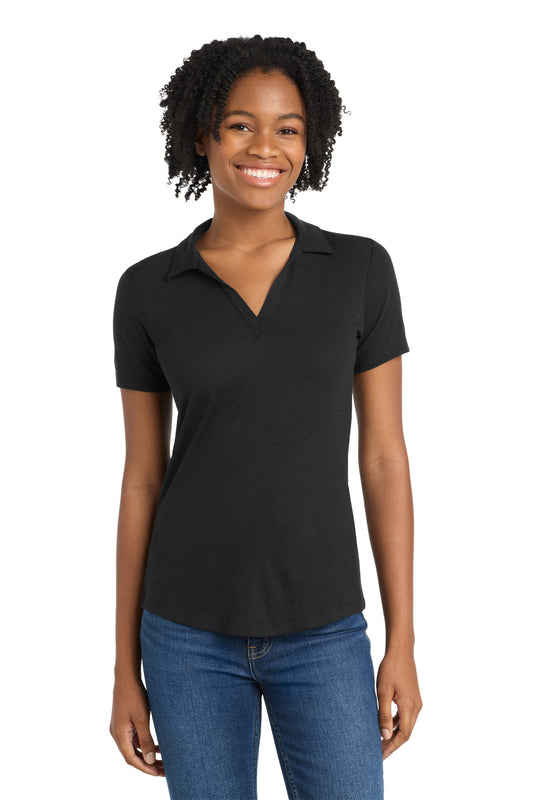 Sport-Tek LST405 Women's PosiCharge    Tri-Blend Wicking Polo