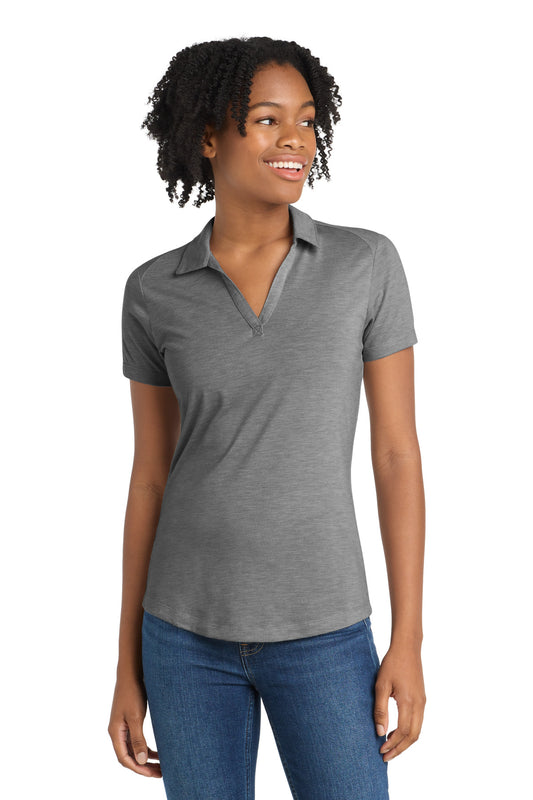 Sport-Tek LST405 Women's PosiCharge    Tri-Blend Wicking Polo
