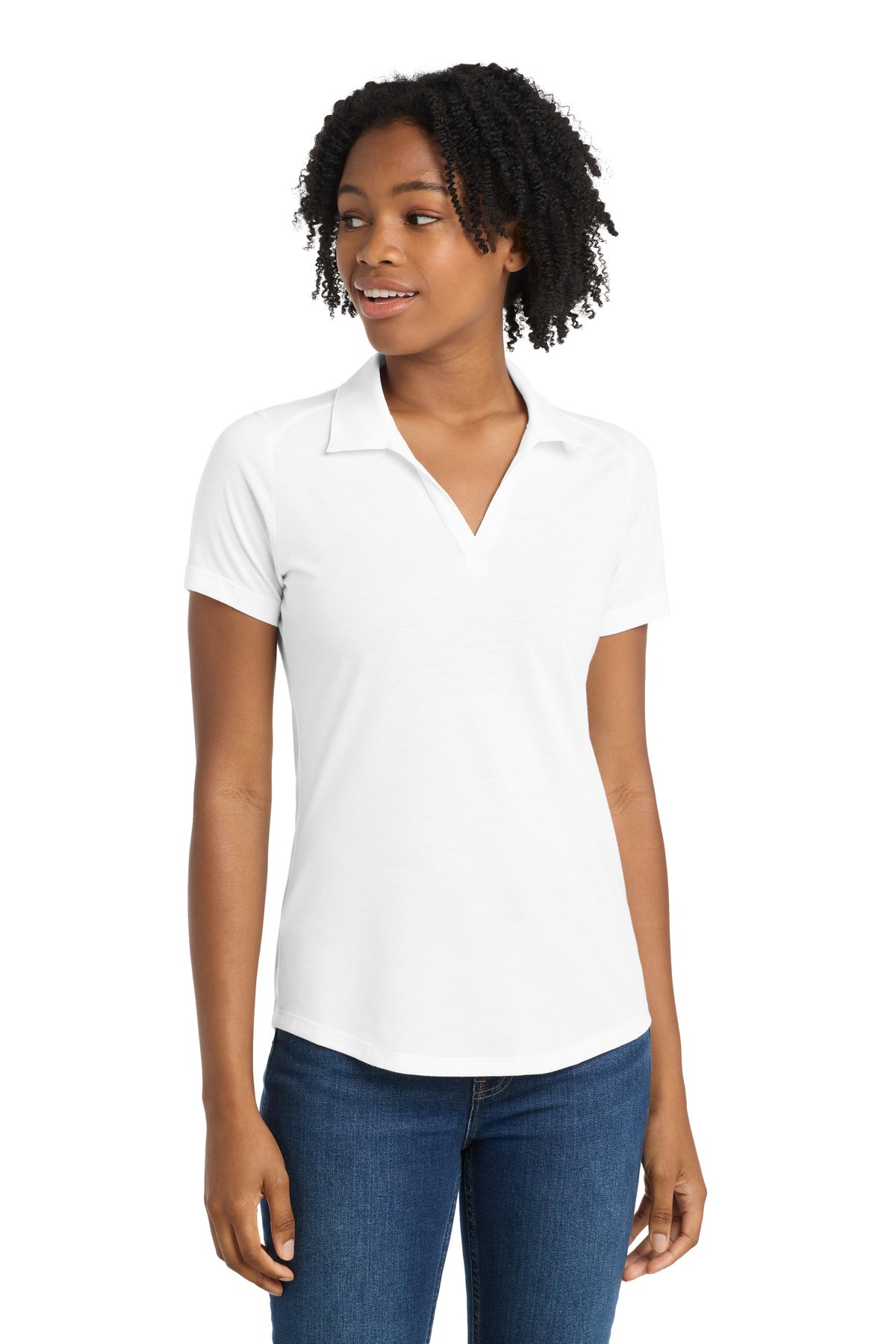 Sport-Tek LST405 Women's PosiCharge    Tri-Blend Wicking Polo