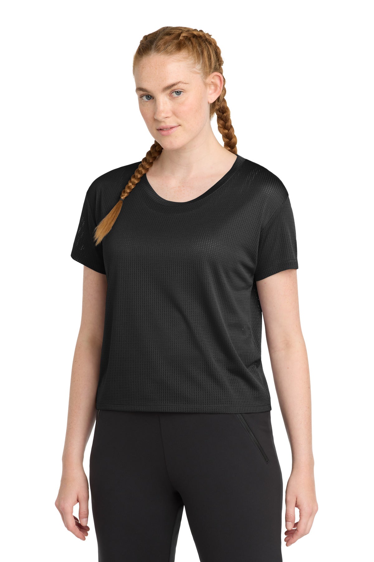 Sport-Tek LST411 Women's PosiCharge    Draft Crop Tee