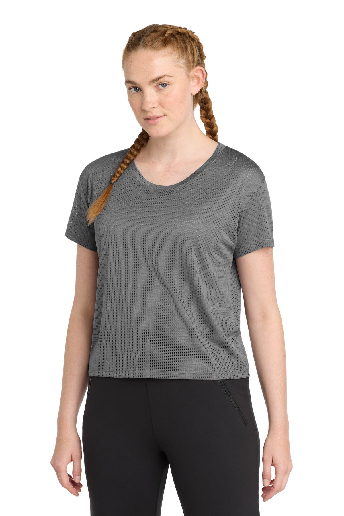 Sport-Tek LST411 Women's PosiCharge    Draft Crop Tee