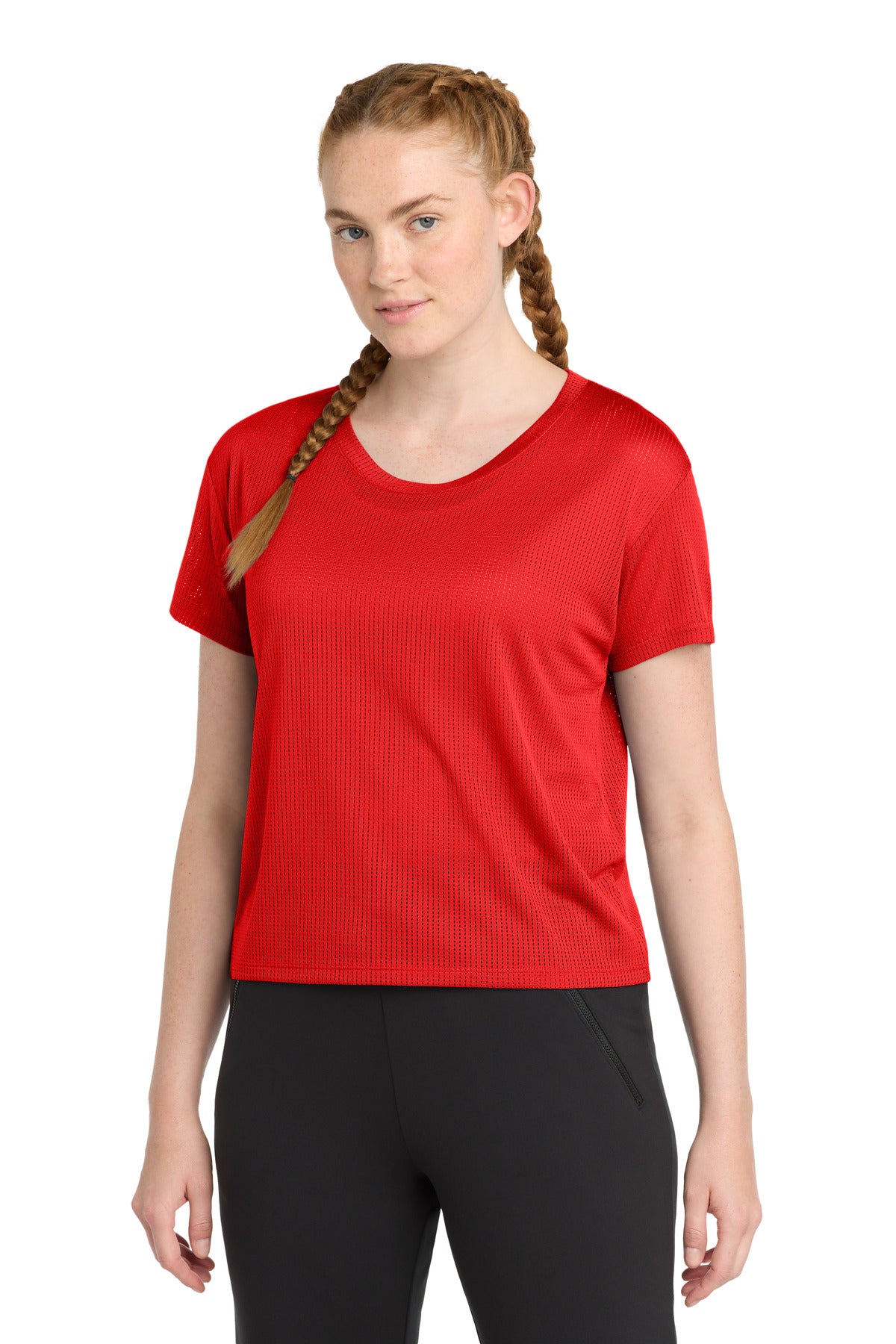 Sport-Tek LST411 Women's PosiCharge    Draft Crop Tee